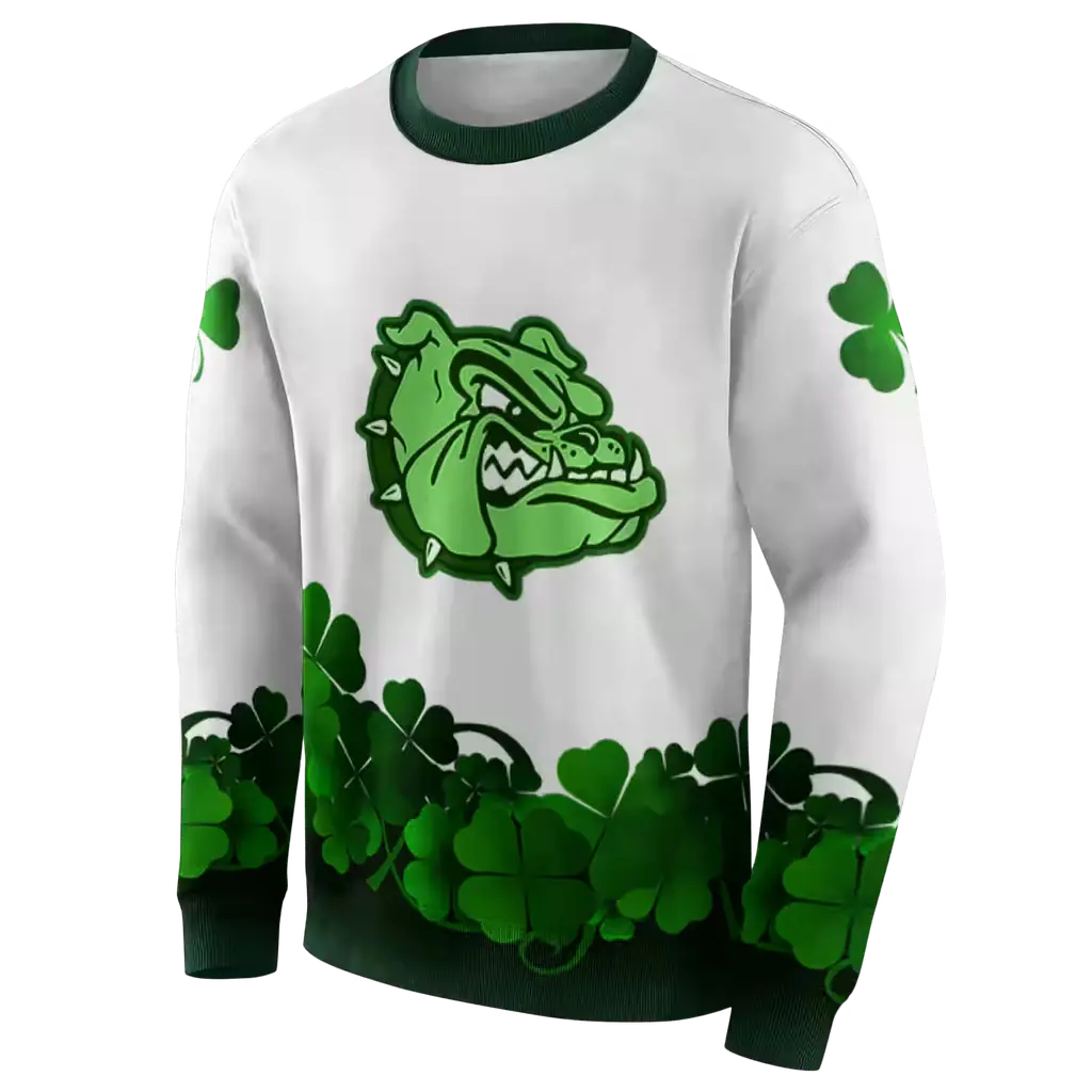gonzaga bulldogs lucky motif white green hoodie new arrival gonzaga bulldogs lucky motif white green hoodie new arrival