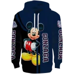 gonzaga bulldogs mickey mouse blue black hoodie best selling