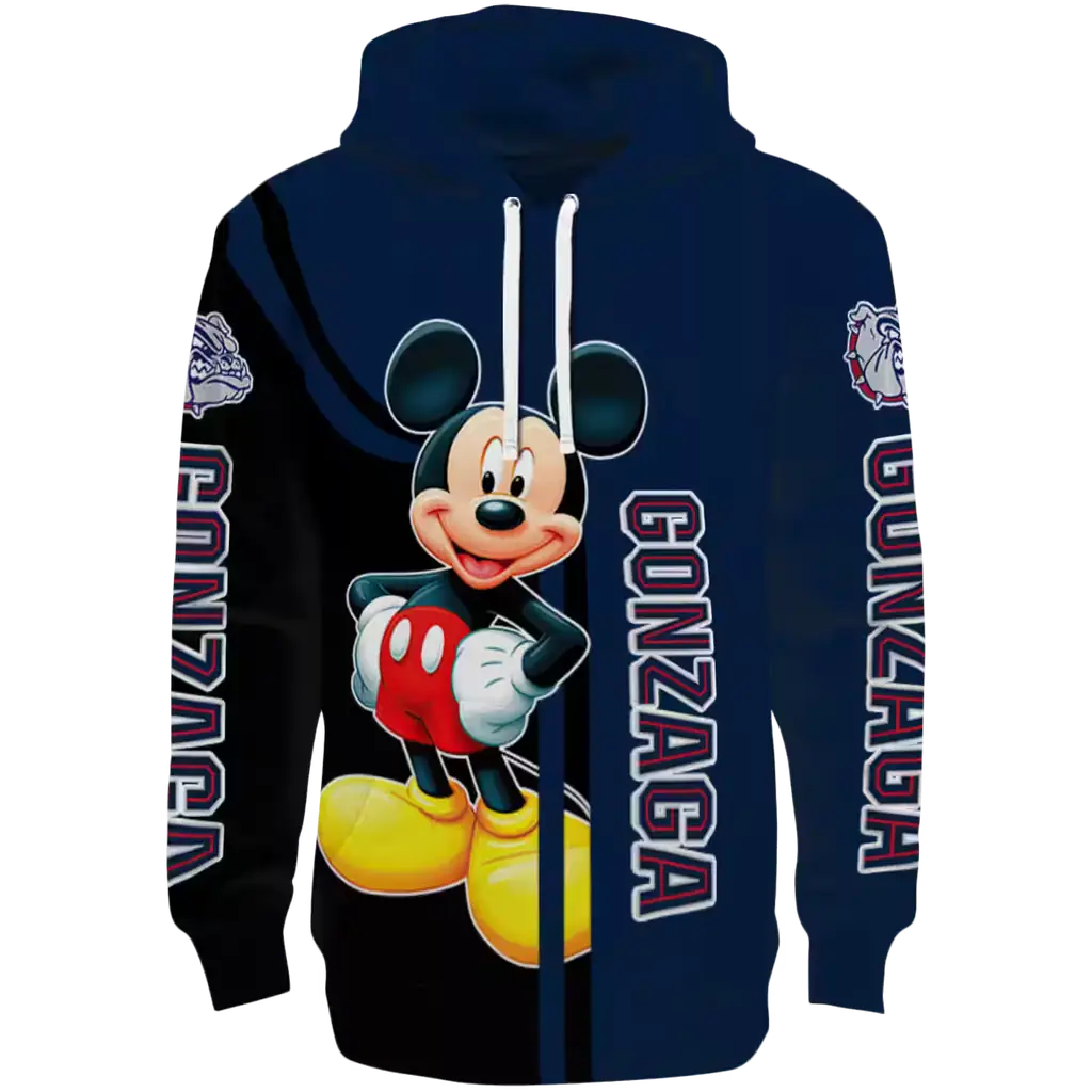 gonzaga bulldogs mickey mouse blue black hoodie best selling gonzaga bulldogs mickey mouse blue black hoodie best selling