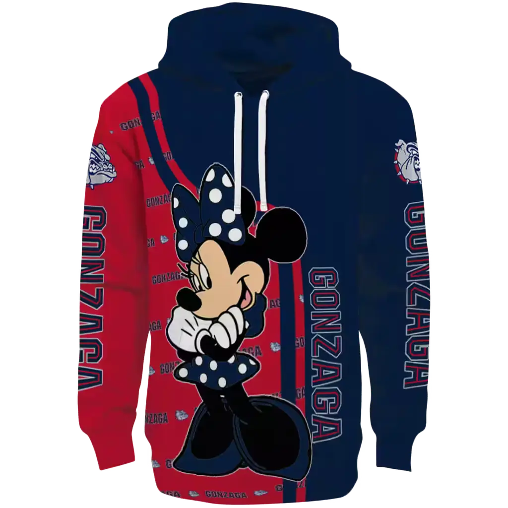 gonzaga bulldogs minnie mouse blue hoodie best selling gonzaga bulldogs minnie mouse blue hoodie best selling