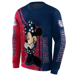 gonzaga bulldogs minnie mouse blue hoodie best selling