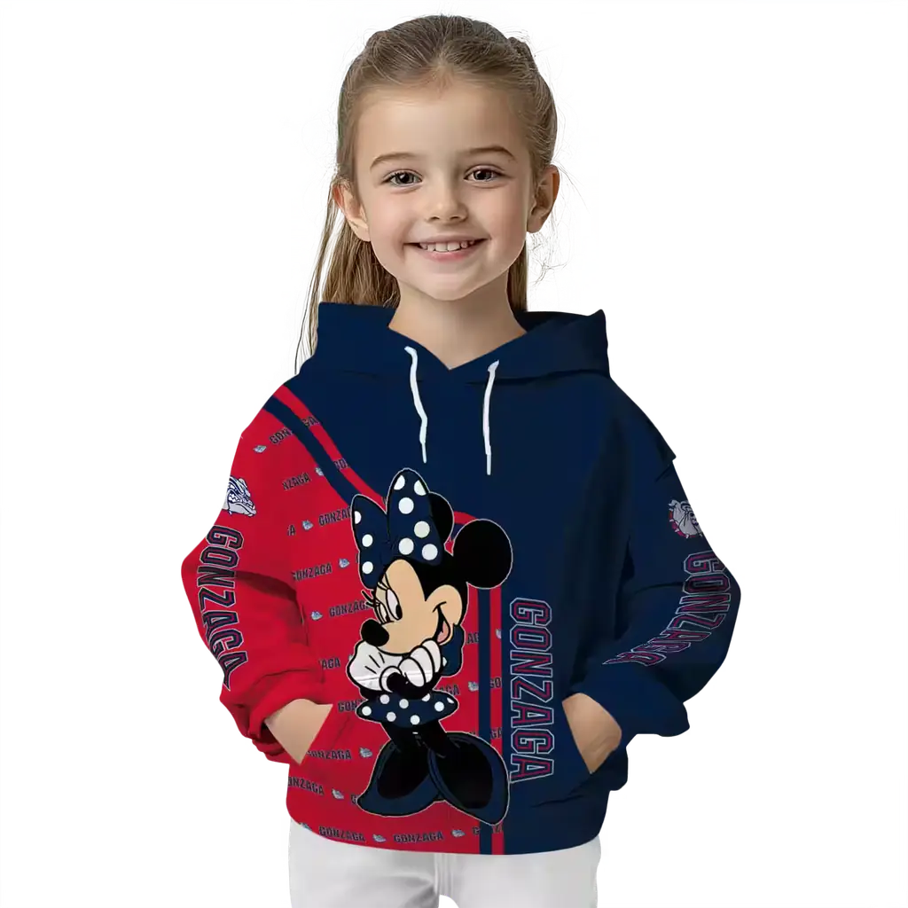 gonzaga bulldogs minnie mouse blue hoodie top rated gonzaga bulldogs minnie mouse blue hoodie top rated