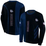 gonzaga bulldogs monogram pattern blue hoodie best selling