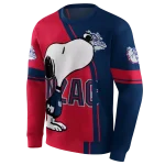 gonzaga bulldogs playful snoopy blue hoodie best selling
