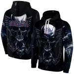gonzaga bulldogs skull artwork blue black hoodie best selling