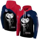 gonzaga bulldogs skull punisher red black hoodie best selling