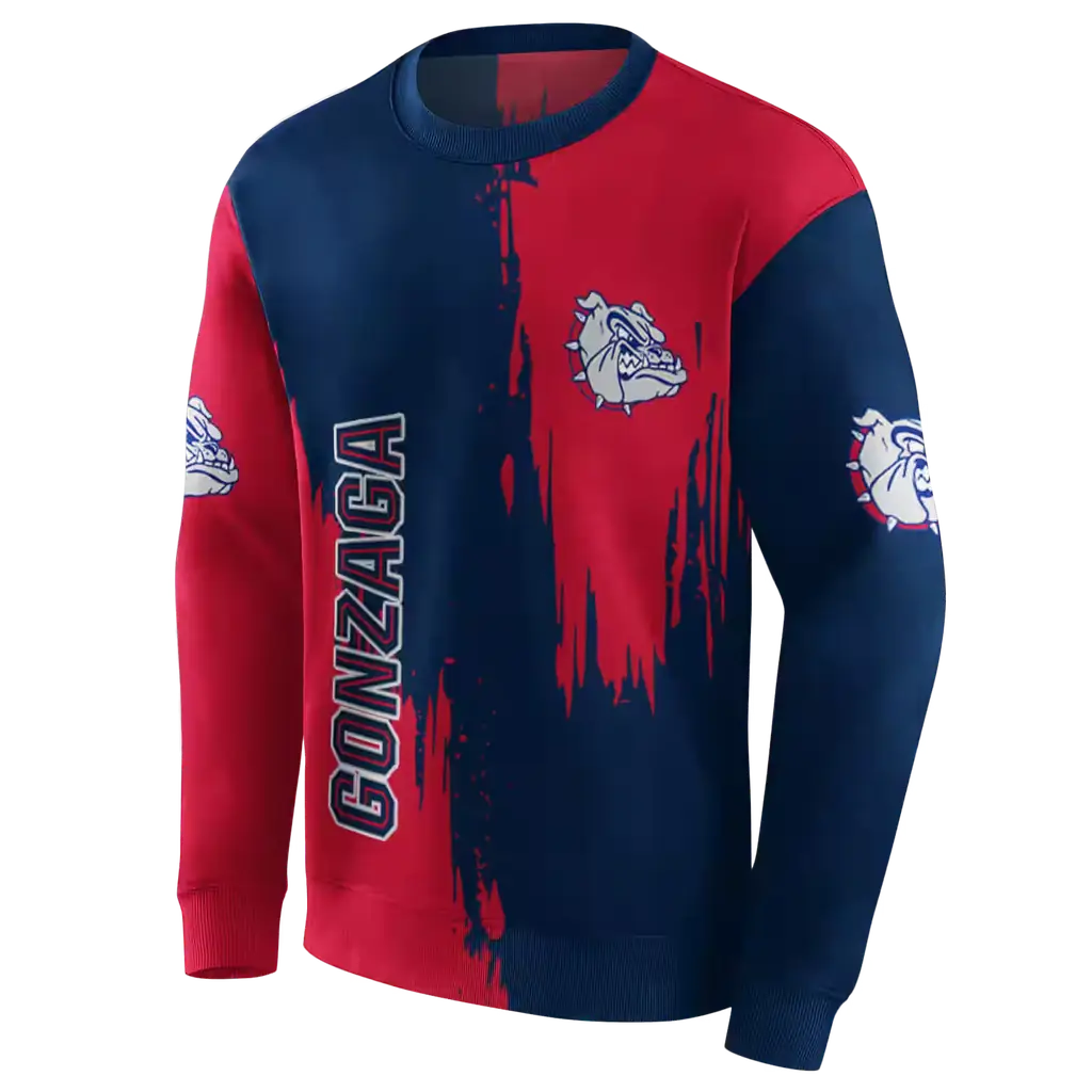gonzaga bulldogs splatter effect blue hoodie new arrival gonzaga bulldogs splatter effect blue hoodie new arrival