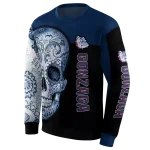 gonzaga bulldogs sugar skull blue black hoodie best selling
