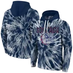 gonzaga bulldogs tie dye pattern blue hoodie best selling