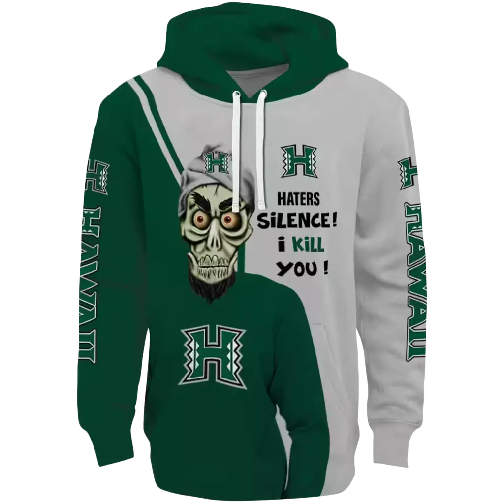 hawaii rainbow warriors achmed skull green hoodie best selling hawaii rainbow warriors achmed skull green hoodie best selling