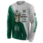 hawaii rainbow warriors achmed skull green hoodie best selling