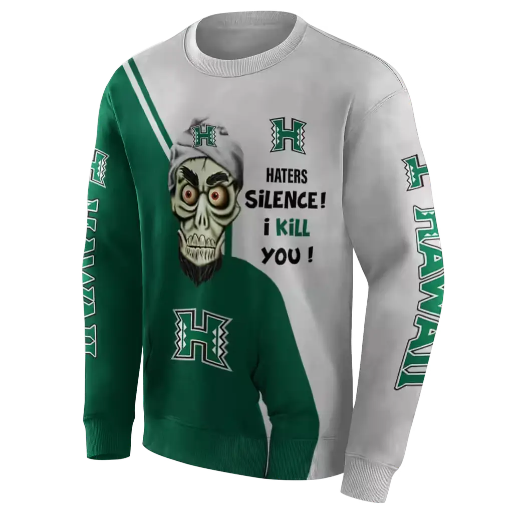 hawaii rainbow warriors achmed skull green hoodie new arrival hawaii rainbow warriors achmed skull green hoodie new arrival