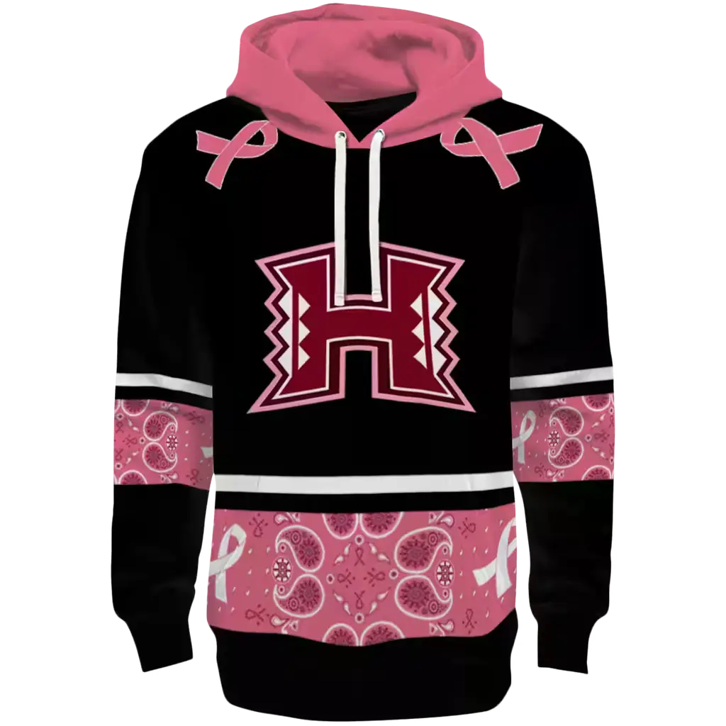 hawaii rainbow warriors awareness ribbon black pink hoodie best selling hawaii rainbow warriors awareness ribbon black pink hoodie best selling