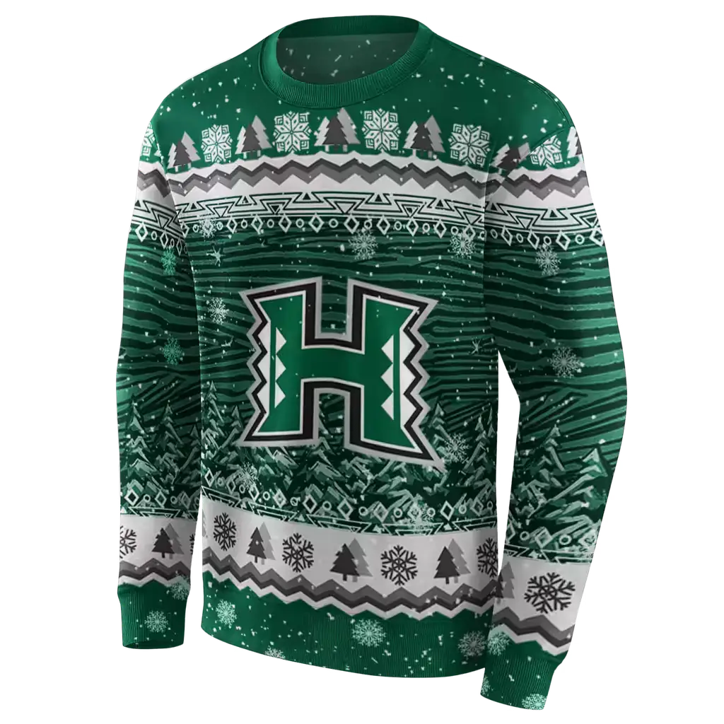 hawaii rainbow warriors christmas trees green hoodie new arrival hawaii rainbow warriors christmas trees green hoodie new arrival