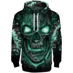 hawaii rainbow warriors demonic skull green black hoodie best selling