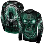 hawaii rainbow warriors demonic skull green black hoodie best selling