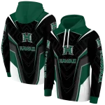 hawaii rainbow warriors futuristic pattern green black hoodie best selling