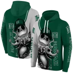 hawaii rainbow warriors jack skellington green hoodie best selling