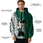 hawaii rainbow warriors minnie mouse green hoodie best selling