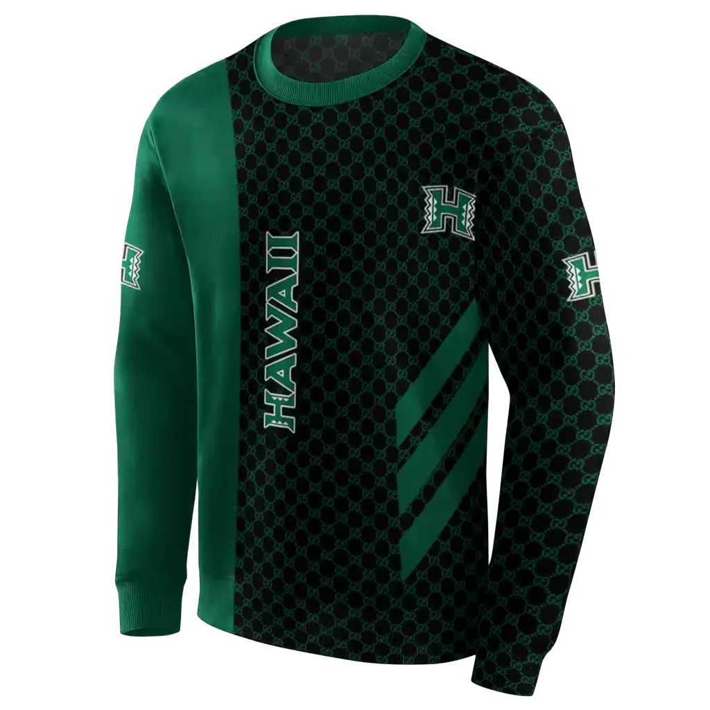 hawaii rainbow warriors monogram pattern green hoodie new arrival hawaii rainbow warriors monogram pattern green hoodie new arrival