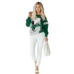 hawaii rainbow warriors playful snoopy green hoodie best selling