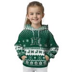 hawaii rainbow warriors reindeer motif green hoodie best selling