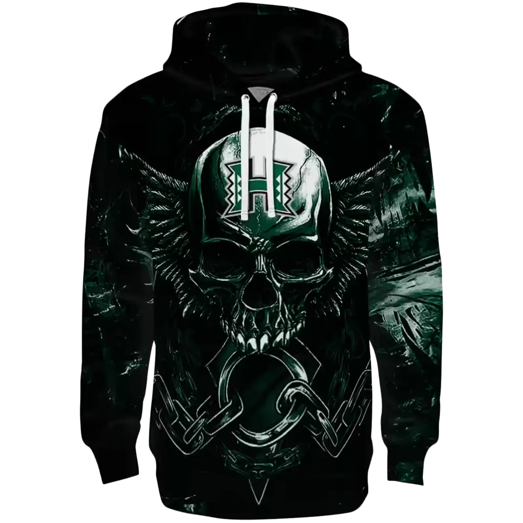 hawaii rainbow warriors skull artwork green black hoodie best selling hawaii rainbow warriors skull artwork green black hoodie best selling