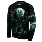 hawaii rainbow warriors skull artwork green black hoodie best selling