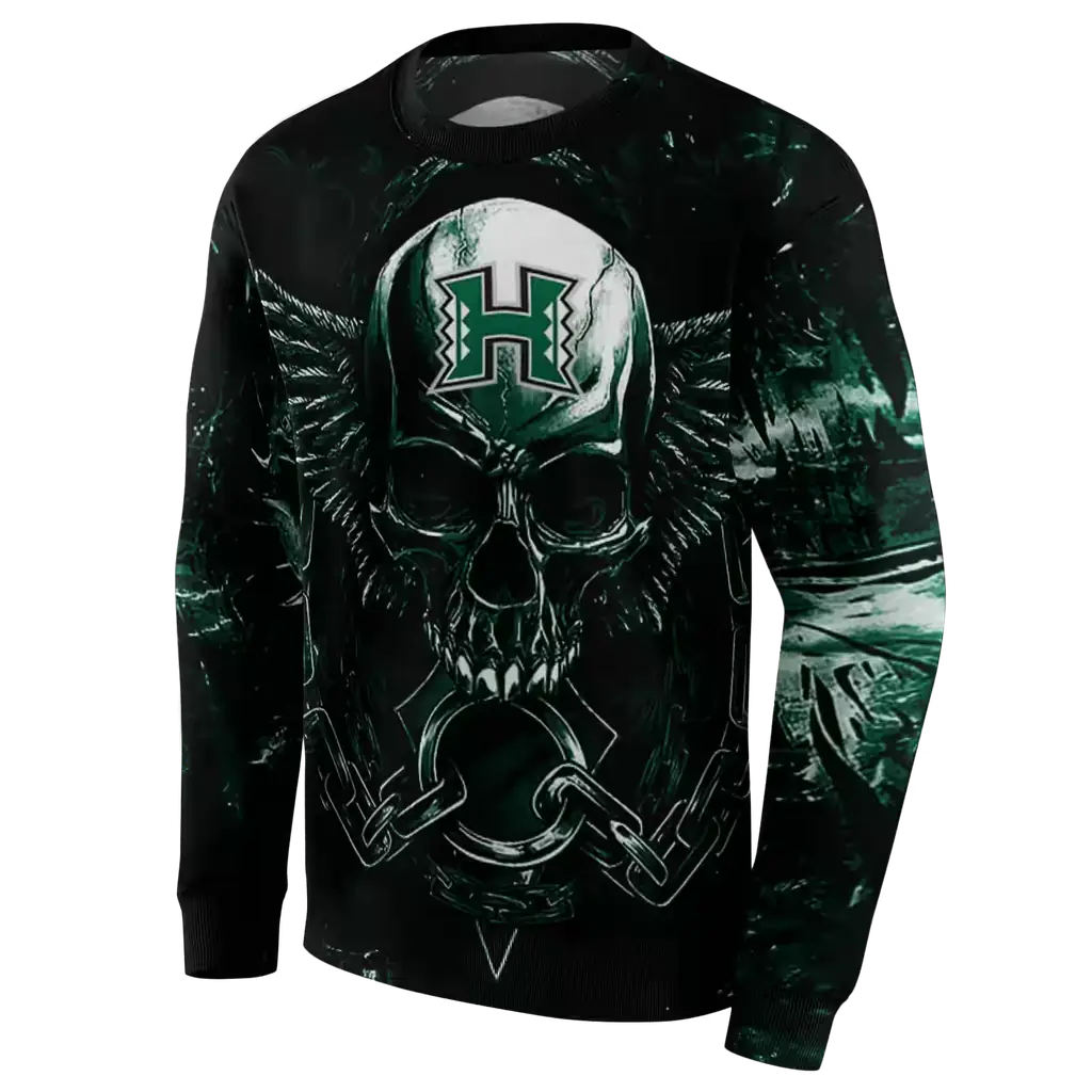 hawaii rainbow warriors skull artwork green black hoodie new arrival hawaii rainbow warriors skull artwork green black hoodie new arrival