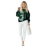 hawaii rainbow warriors skull motif green black hoodie best selling