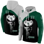 hawaii rainbow warriors skull punisher silver black hoodie best selling