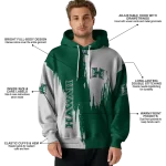 hawaii rainbow warriors splatter effect green hoodie best selling