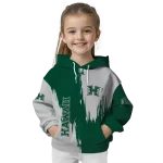 hawaii rainbow warriors splatter effect green hoodie best selling
