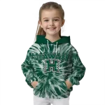 hawaii rainbow warriors tie dye pattern green hoodie best selling