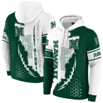 hawaii rainbow warriors triangular pattern green white hoodie best selling
