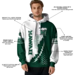 hawaii rainbow warriors triangular pattern green white hoodie best selling