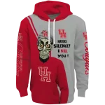 houston cougars achmed skull red hoodie best selling