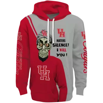 houston cougars achmed skull red hoodie best selling