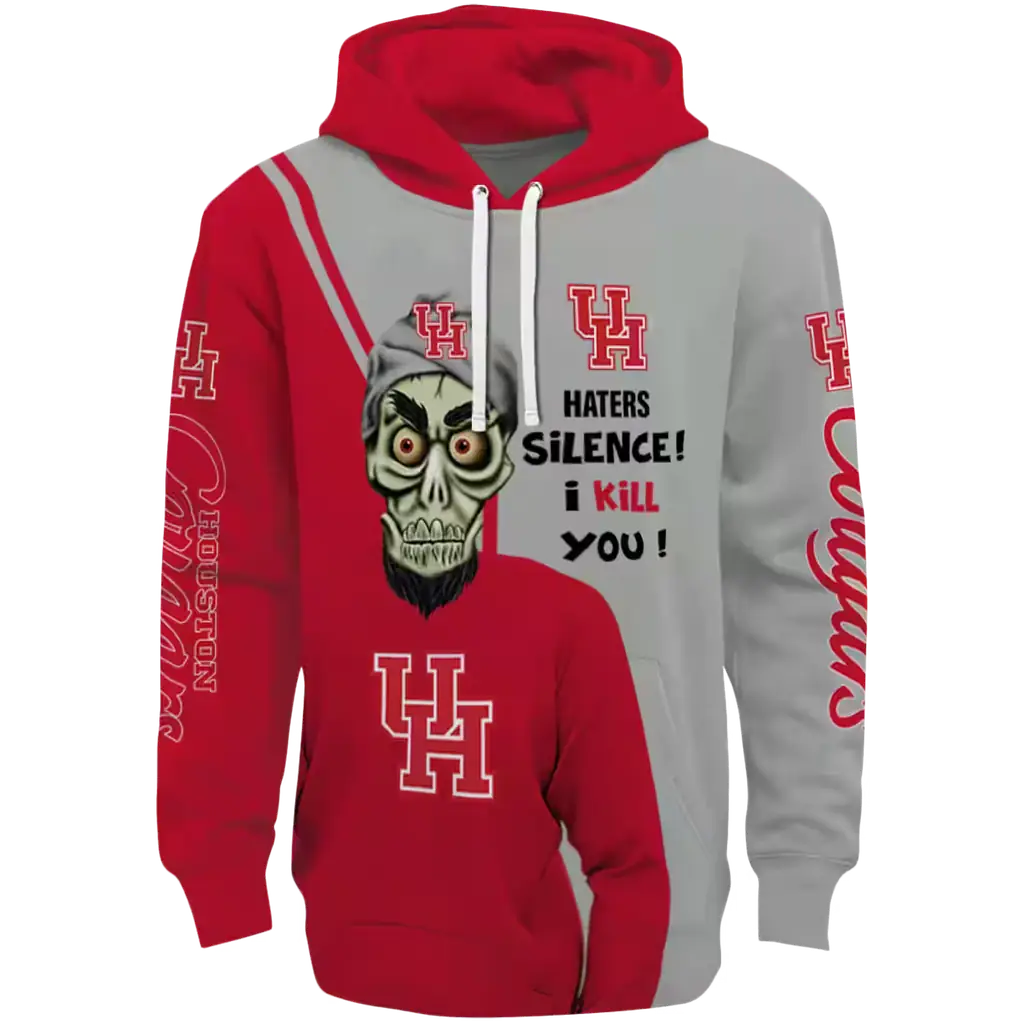 houston cougars achmed skull red hoodie best selling houston cougars achmed skull red hoodie best selling