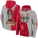 houston cougars achmed skull red hoodie best selling