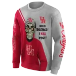 houston cougars achmed skull red hoodie best selling