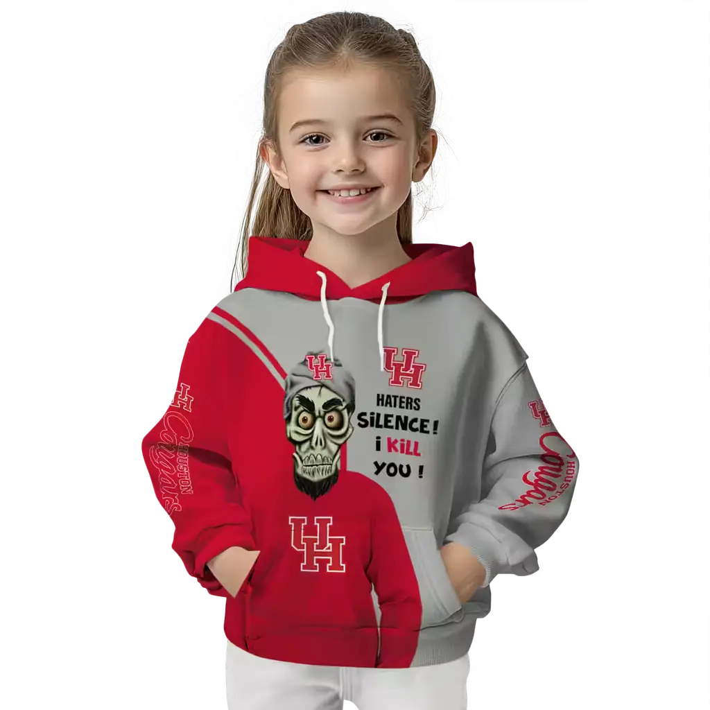 houston cougars achmed skull red hoodie top rated houston cougars achmed skull red hoodie top rated