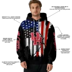 houston cougars american pride black hoodie best selling