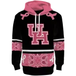 houston cougars awareness ribbon black pink hoodie best selling