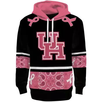 houston cougars awareness ribbon black pink hoodie best selling