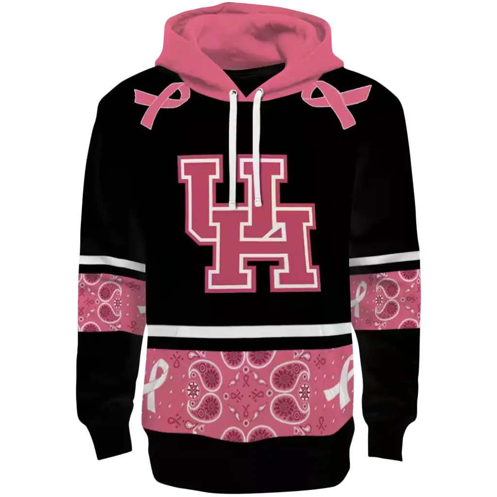 houston cougars awareness ribbon black pink hoodie best selling houston cougars awareness ribbon black pink hoodie best selling