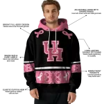 houston cougars awareness ribbon black pink hoodie best selling