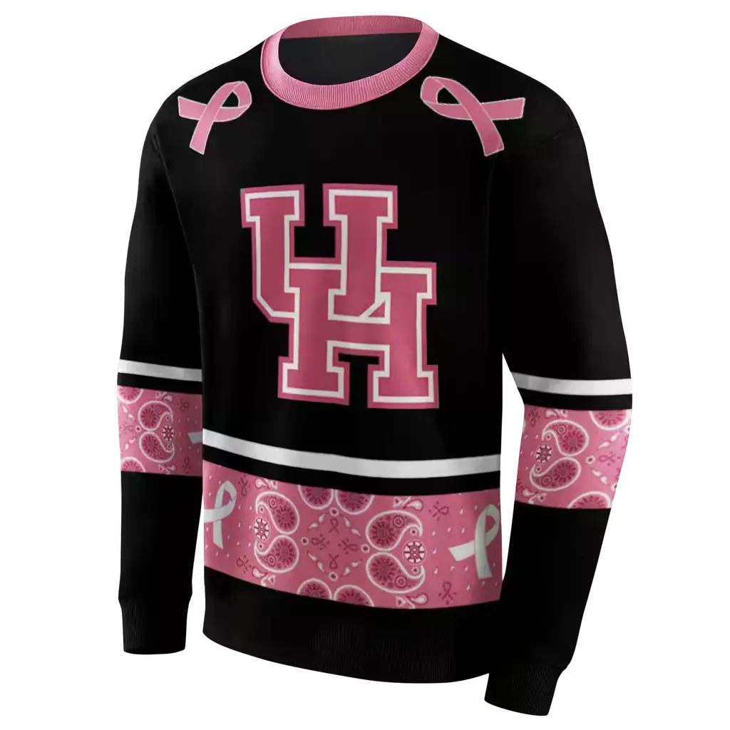 houston cougars awareness ribbon black pink hoodie new arrival houston cougars awareness ribbon black pink hoodie new arrival