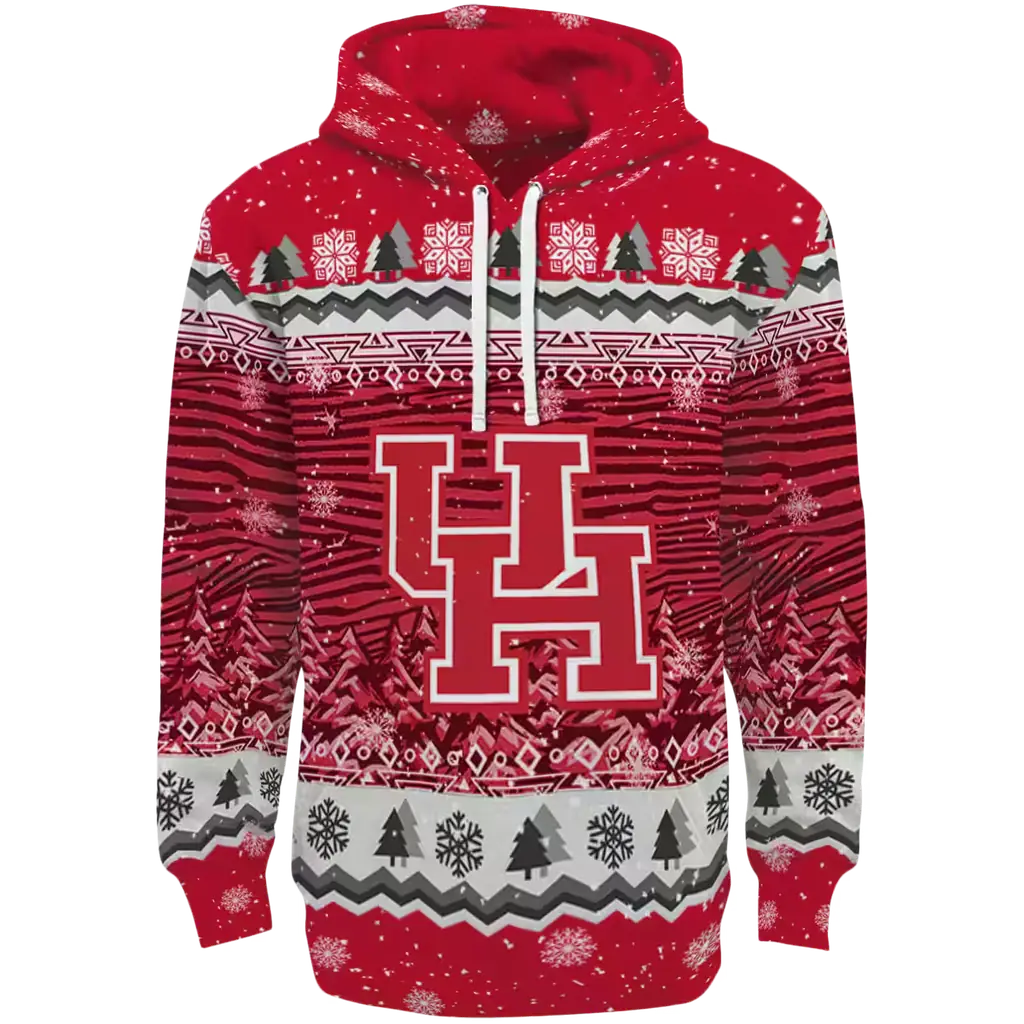 houston cougars christmas trees red hoodie best selling houston cougars christmas trees red hoodie best selling