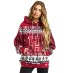 houston cougars christmas trees red hoodie best selling